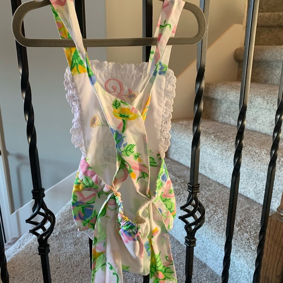 The Beaufort Bonnet Company Sunsuit with “E” embroidery - Picture 3 of 5